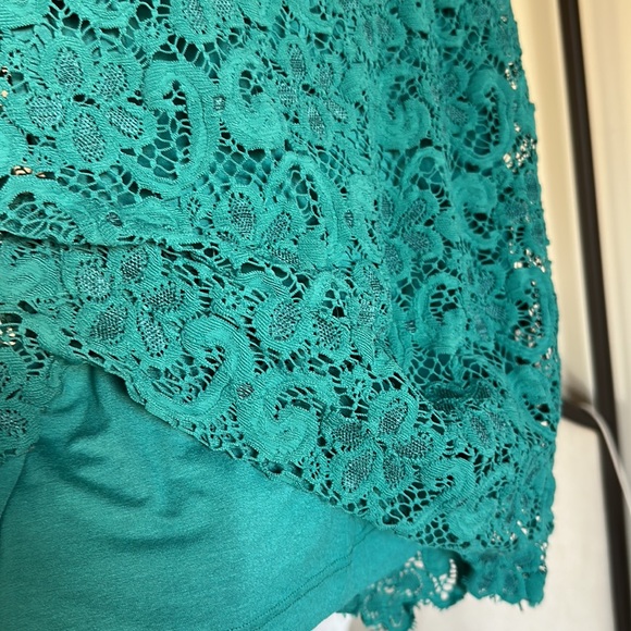 NIGHTCAP by Carisa Rene Lace Dixie Bodycon Slip On Dress - Emerald green - Picture 8 of 8